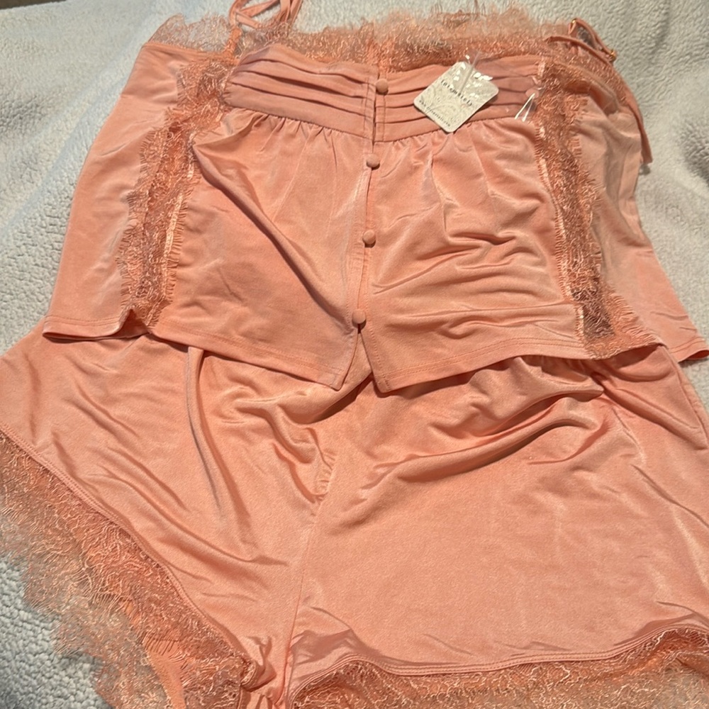 Free People sleepwear from Bloomingdale’s, color of Coral Mist. BNWT